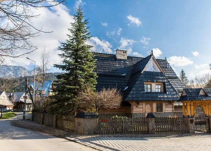 빌라 Udanypobyt Dom Z Ogrodem 자코파네